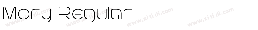 Mory Regular字体转换 Mory Regular字体转换